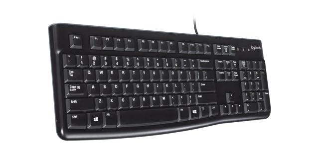 Стандартна клавиатура Logitech K120, US, ритейл опаковка 