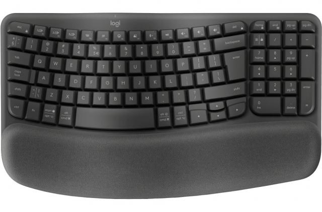 Безжична клавиатура Logitech Wave Keys - Graphite 