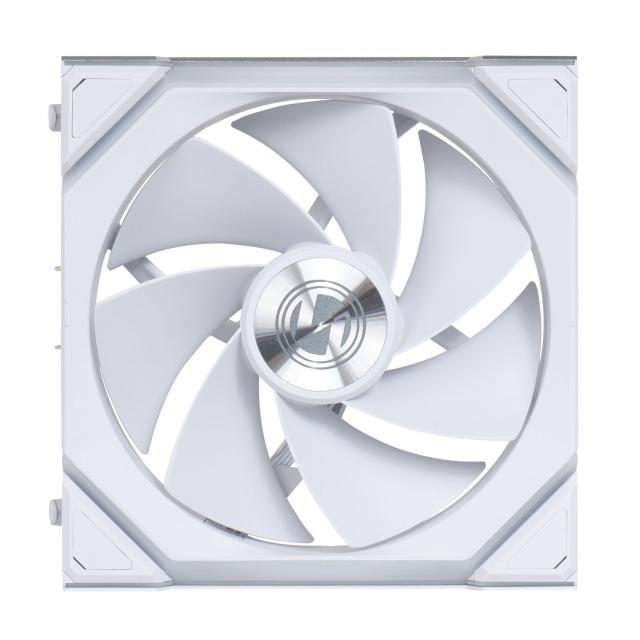 Lian Li UNI FAN SL Wireless ARGB PWM Reverse Blade Fan - 120 mm White 