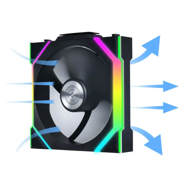 3Pack Fans Lian Li UNI FAN SL Wireless ARGB PWM - 120 mm Black + Controller 