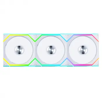 3Pack Fans Lian Li UNI FAN SL Wireless ARGB PWM - 120 mm White + Controller
