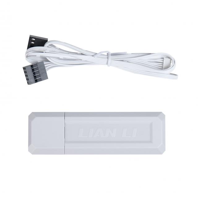3Pack Fans Lian Li UNI FAN SL Wireless ARGB PWM - 120 mm White + Controller 