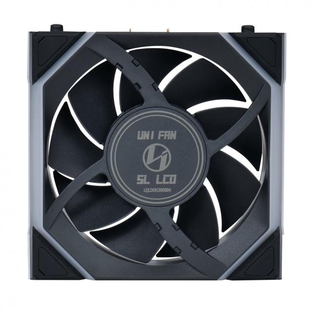 Lian Li UNI FAN SL Wireless LCD ARGB PWM Fan - 120 mm Black 