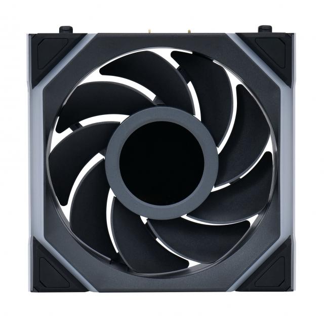 Lian Li UNI FAN SL Wireless LCD ARGB PWM Reverse Blade Fan - 120 mm Black 