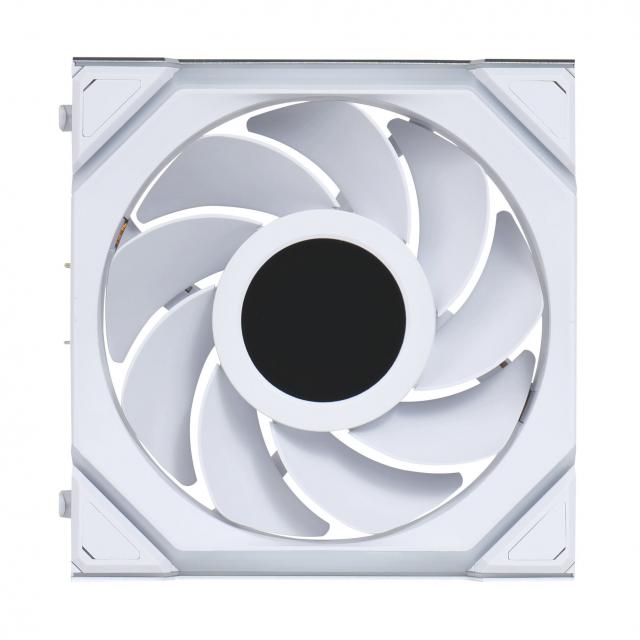 Lian Li UNI FAN SL Wireless LCD ARGB PWM Reverse Blade Fan - 120 mm White 
