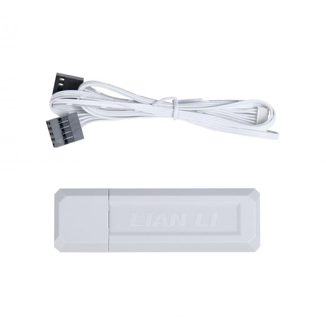 Triple Fan Pack Lian Li UNI FAN SL Wireless LCD ARGB PWM - 120 mm White 