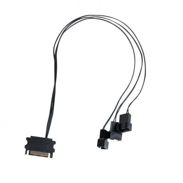 Triple Fan Pack Lian Li UNI FAN SL Wireless LCD ARGB PWM Reverse Blade - 120 mm Black 