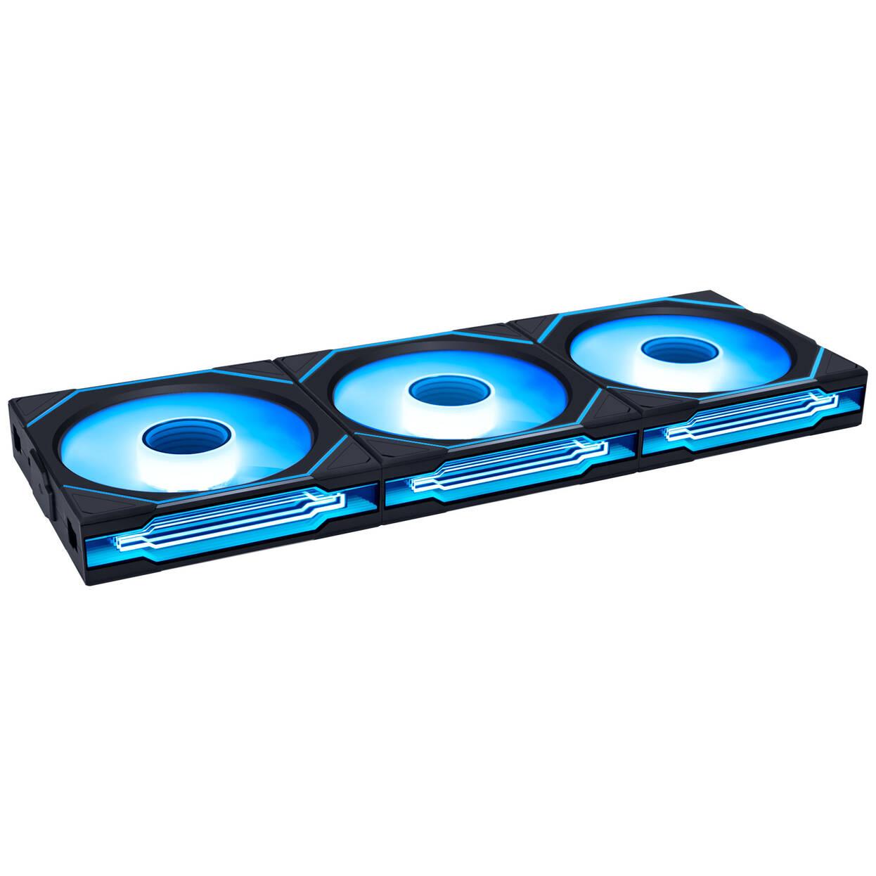 Вентилатори 3бр Lian Li UNI FAN SL-INF Wireless ARGB PWM - 120 mm Черни + Контролер
