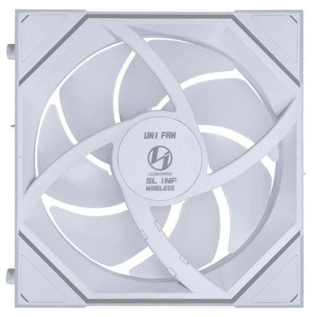 Вентилатори 3бр Lian Li UNI FAN SL-INF Wireless ARGB PWM Reverse - 120 mm Бели + Контролер