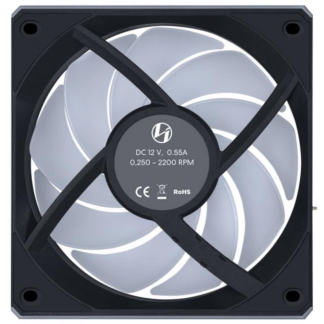 Вентилатор Lian Li UNI FAN CL Wireless ARGB PWM - 120 mm Черен