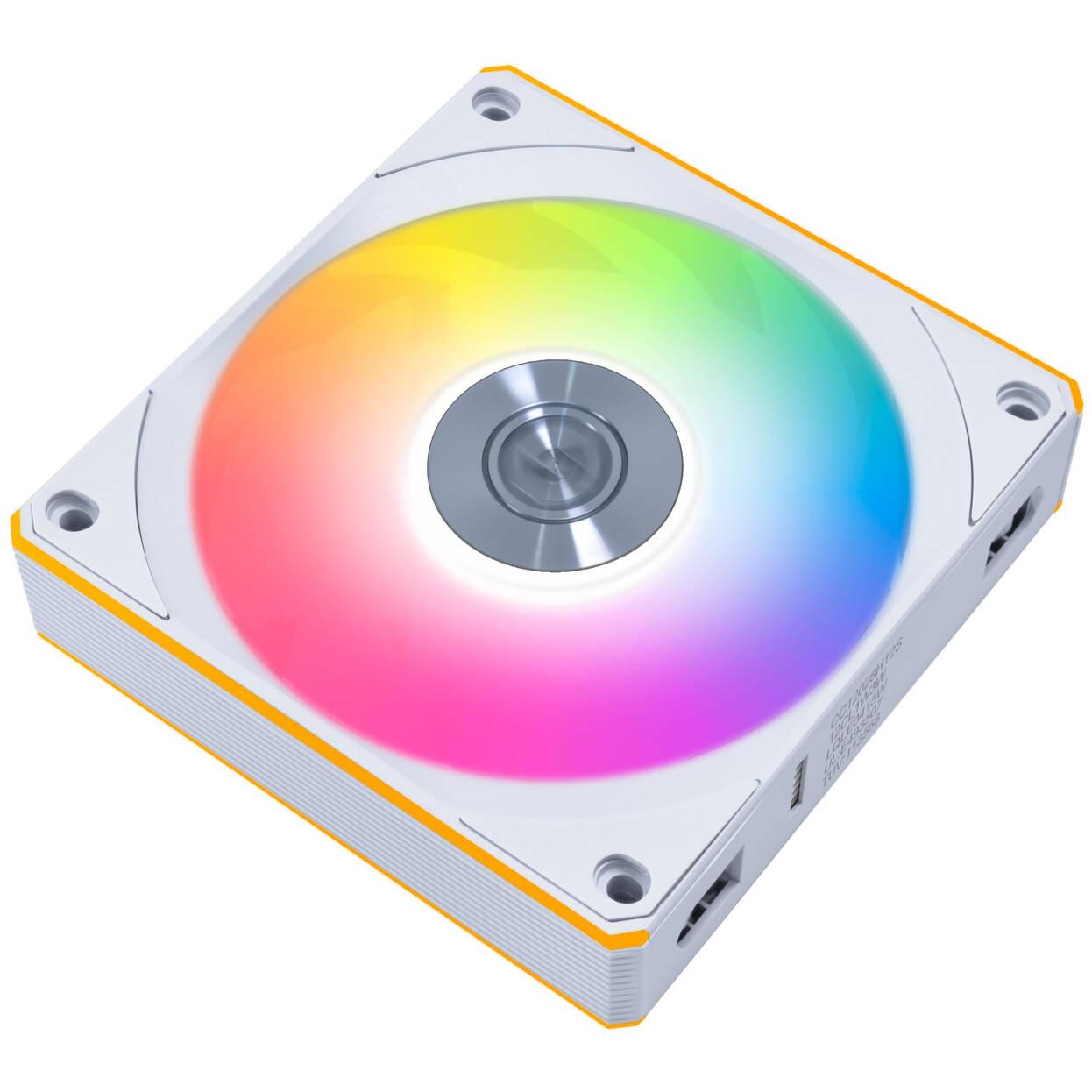 Вентилатори 3бр Lian Li UNI FAN CL Wireless ARGB PWM Reverse - 120 mm Бели + Контролер