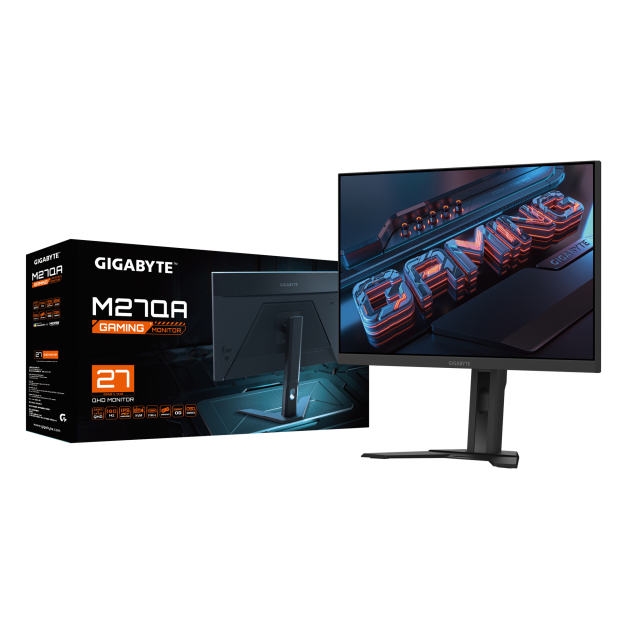 Gaming Monitor Gigabyte M27QA - 27" IPS QHD(2560x1440), 180hz, 1ms 
