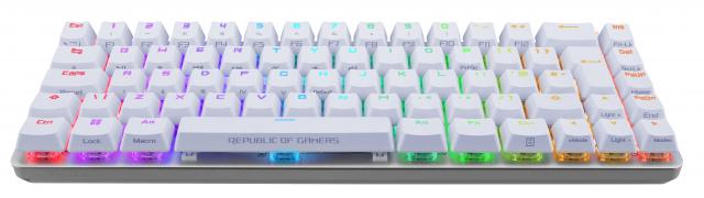 Геймърска Механична Клавиатура ASUS ROG Falchion Ace - Бяла 