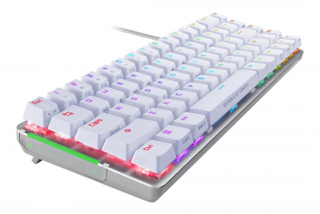 Геймърска Механична Клавиатура ASUS ROG Falchion Ace - Бяла 