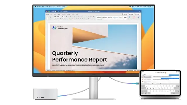 Монитор за MacBook BenQ MA320UG, 32" IPS, 4K 3840x2160, Nano Matte, 99% sRGB, 98% P3, USB-C, Speakers 