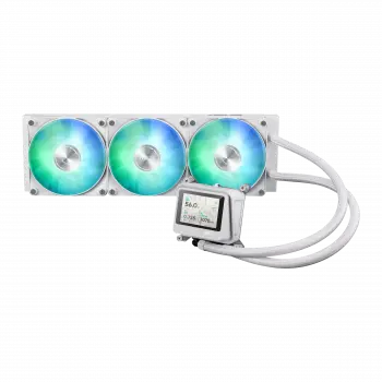 All-in-One Cooler ASUS MAX Gaming LC 360 ARGB LCD White Edition