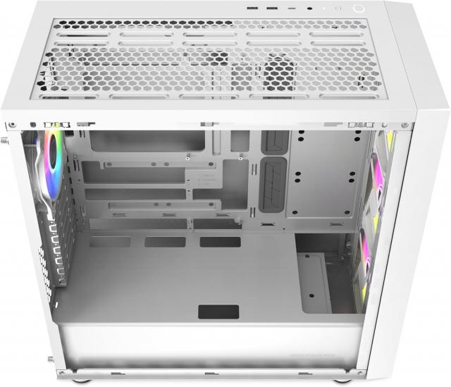 Кутия CoolerMaster MasterBox 600 - White ARGB 