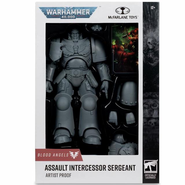 Фигурка Warhammer 40,000 Assault Intercessor Sergeant (Blood Angel) Artist Proof 7in Figure McFarlane 