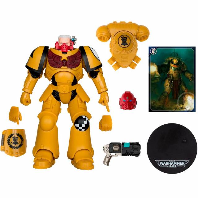 Фигурка Warhammer 40,000 Intercessor Sergeant (Imperial Fist) Gold Label 7in Figure McFarlane 