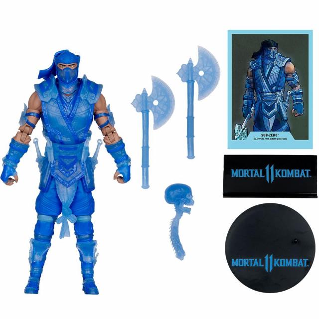 Фигурка McFarlane Toys MORTAL KOMBAT 11 - Sub-Zero (Glow In The Dark Edition - Gold Label) 