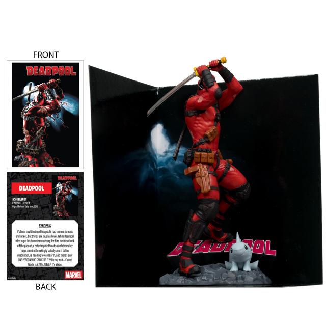Фигурка Marvel Deadpool 1:10th Scale Collectible with Scene (Deadpool #1) McFarlane 