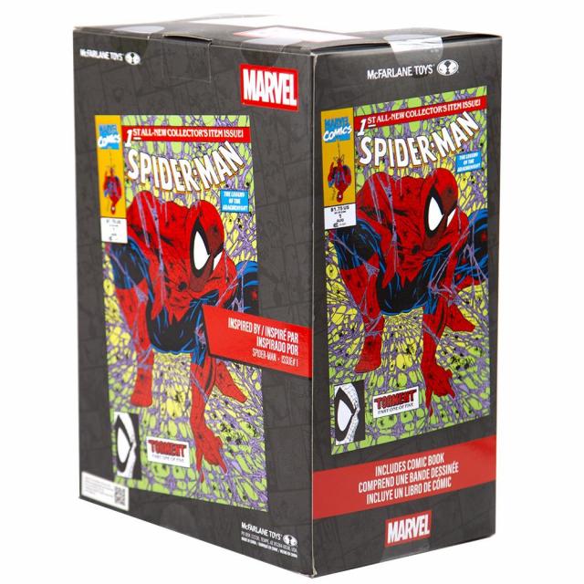 Фигурка McFarlane MARVEL COLLECTION 1:6TH WV6 - SPIDER-MAN (SPIDER MAN #1)(BLACK SUIT)(CHASE) 