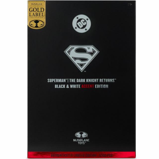 Фигурка DC Multiverse Superman (The Dark Knight Returns) Black & White Accent Edition Gold Label 7in 
