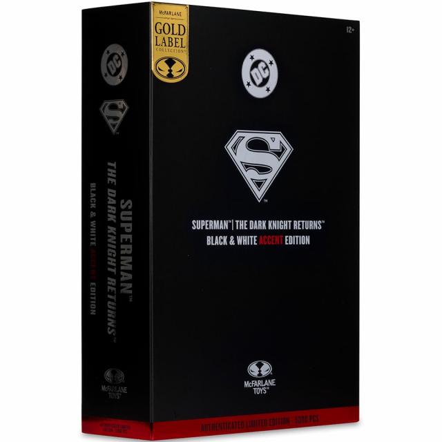 Фигурка DC Multiverse Superman (The Dark Knight Returns) Black & White Accent Edition Gold Label 7in 