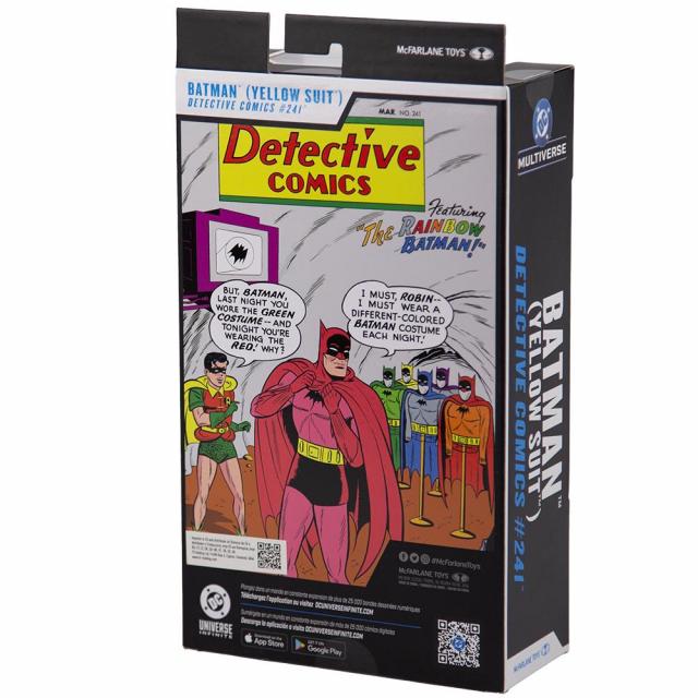 Фигурка McFarlane Toys DC MULTIVERSE Batman Yellow Suit (Detective Comics #241 - Red Platinum Chase 