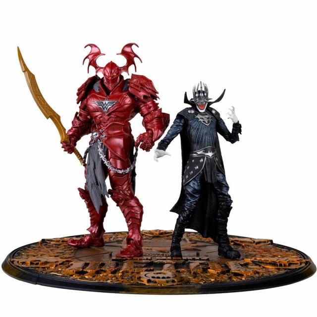Фигурка DC Multiverse Batman Who Laughs (Knight Armor) & The Merciless (Dark Multiverse) 7in 