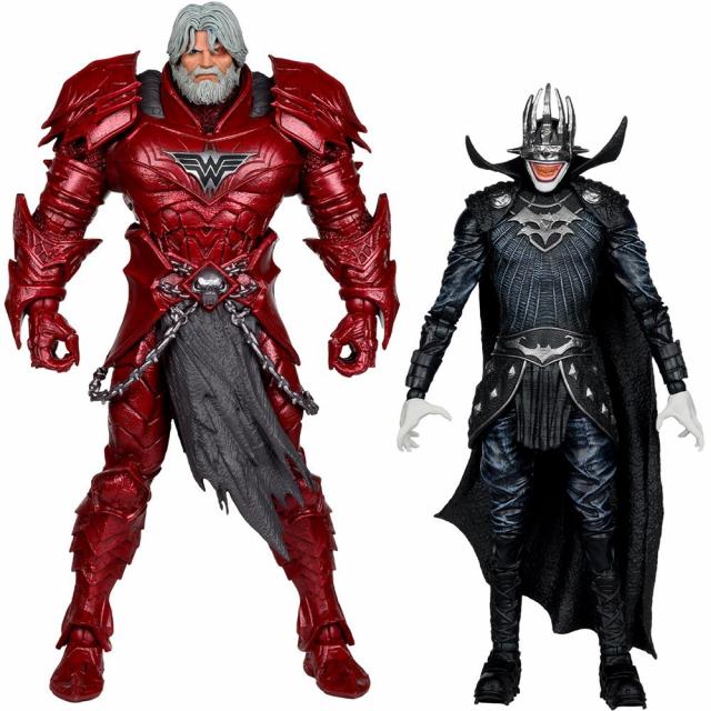 Фигурка DC Multiverse Batman Who Laughs (Knight Armor) & The Merciless (Dark Multiverse) 7in 