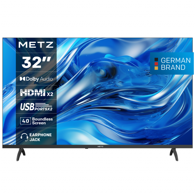 METZ Телевизор 32" LED HD TV 1366x768, 2x10W 