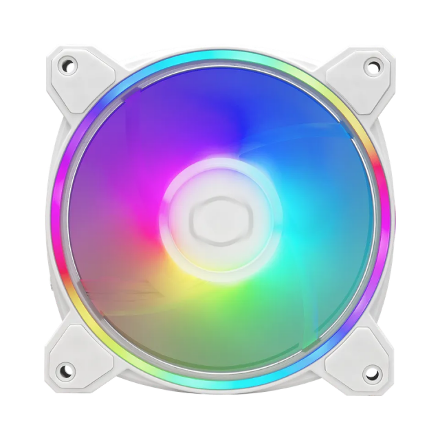 Fan Cooler Cooler Master MasterFan MF120 Halo2 White Edition ARGB 