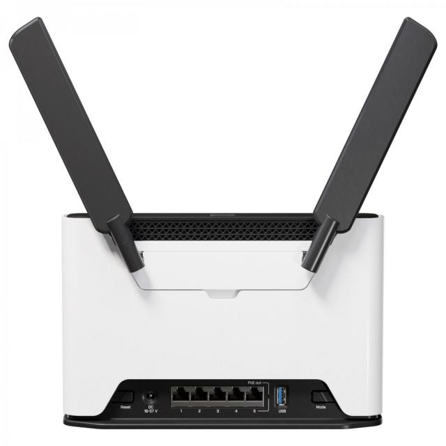 Access point - Точка за достъп MikroTik Wi-Fi 6, IEEE 802.11 b/g/n/ax (2.4 GHz), IEEE 802.11 a/n/ac/ax (5 GHz), 1x USB 3.0 Type A,6 dB, 