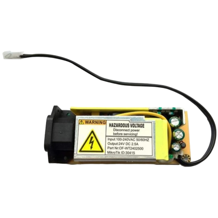 Захранващ адаптер MikroTik 24V2APOW,  24V 2A 60W 