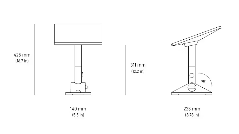 Стойка за покрив STARLINK acc. Mini Pivot Mount
