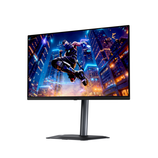 Геймърски монитор GIGABYTE MO27Q3 - 27" QD-OLED, QHD(2560x1440), 360Hz, 0.03ms, G-Sync, FreeSync Premium Pro 