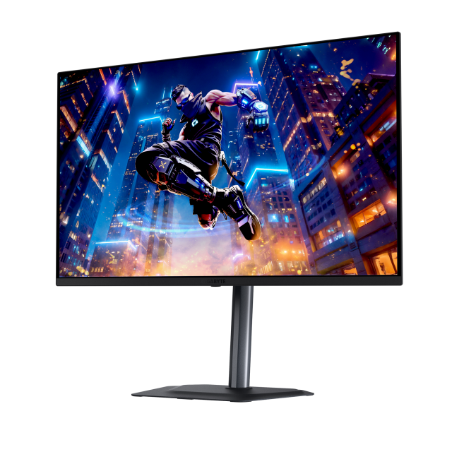 Гейминг монитор GIGABYTE MO32U2 - 31.5" QD-OLED 4K UHD, 240Hz, 0.03ms 