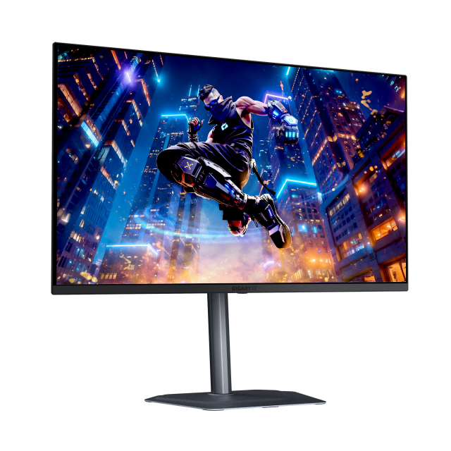 Гейминг монитор GIGABYTE MO32U2 - 31.5" QD-OLED 4K UHD, 240Hz, 0.03ms 