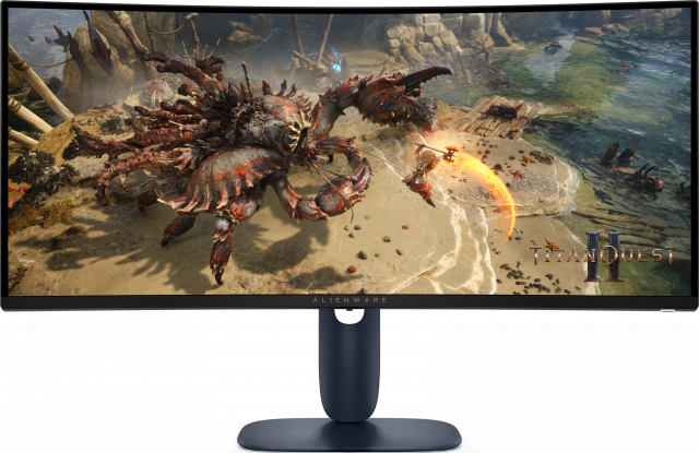 Gaming Monitor Alienware AW3425DWM - 34" inch VA Curved WQHD(3440x1440), 180 Hz, 1ms, FreeSync Premium+ 