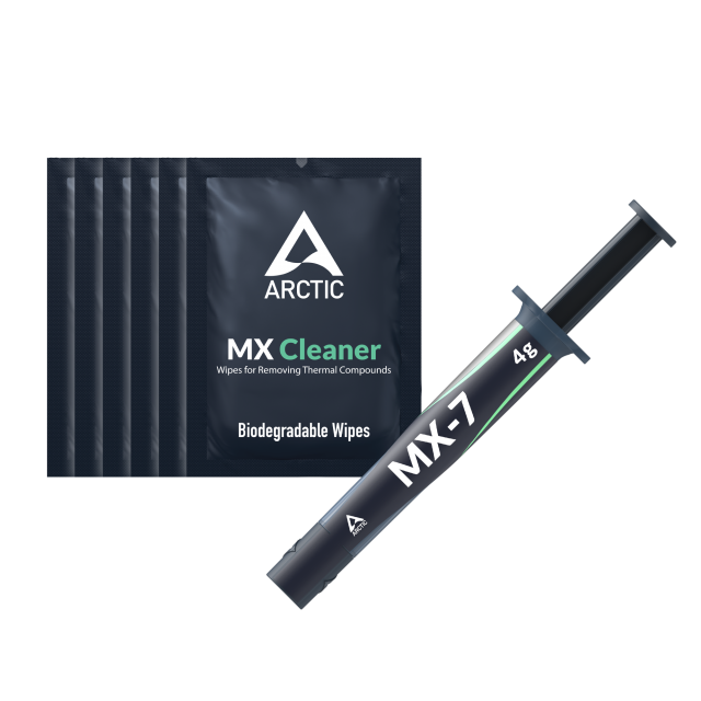 Термо паста ARCTIC MX-7 + МX Cleaner, 4g, Сив 
