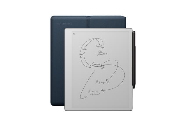 Таблет reMarkable Paper Pure 10.3” Paper Tablet, в комплект с Marker Plus и калъф Sleeve Folio Ocean Blue 