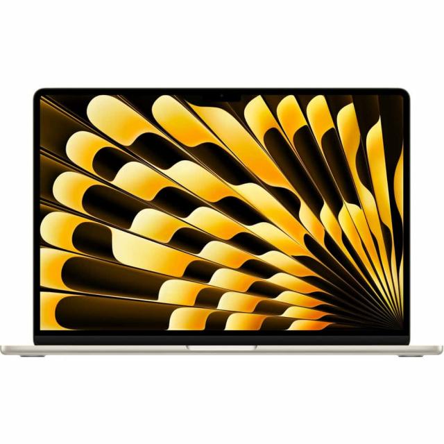 Лаптоп Apple MacBook AIR 15", M4 10C CPU, 10C GPU, 16GB, 512GB-ZEE, STARLIGHT 