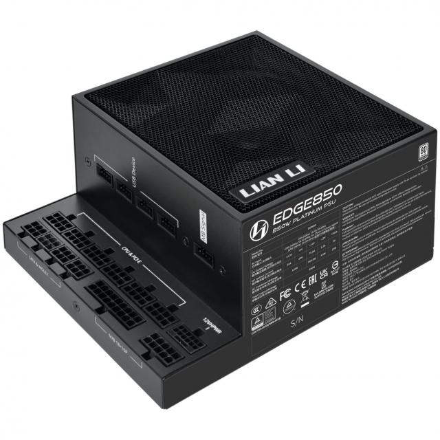 Захранващ блок Lian Li EDGE EG0850 Black 850W 80+ Platinum PCIe 5.1, ATX 3.1 