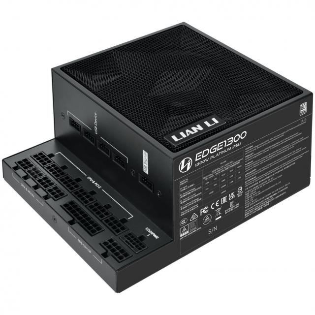 Захранващ блок Lian Li EDGE EG1300 Black 1300W 80+ Platinum PCIe 5.1, ATX 3.1 
