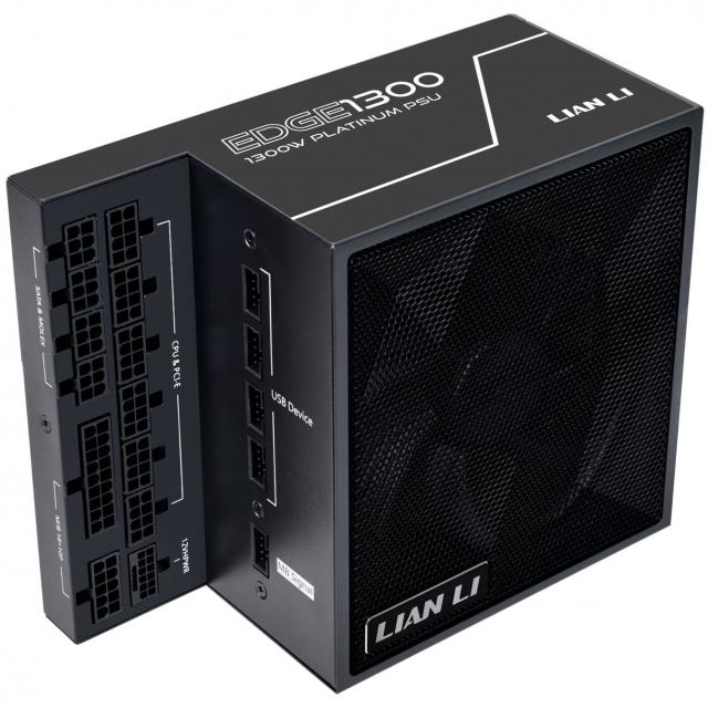 Захранващ блок Lian Li EDGE EG1300 Black 1300W 80+ Platinum PCIe 5.1, ATX 3.1 