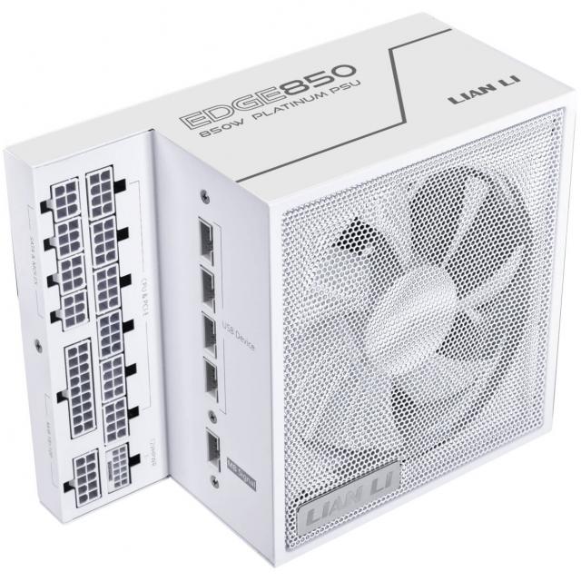 Захранващ блок Lian Li EDGE EG0850 White 850W 80+ Platinum PCIe 5.1, ATX 3.1