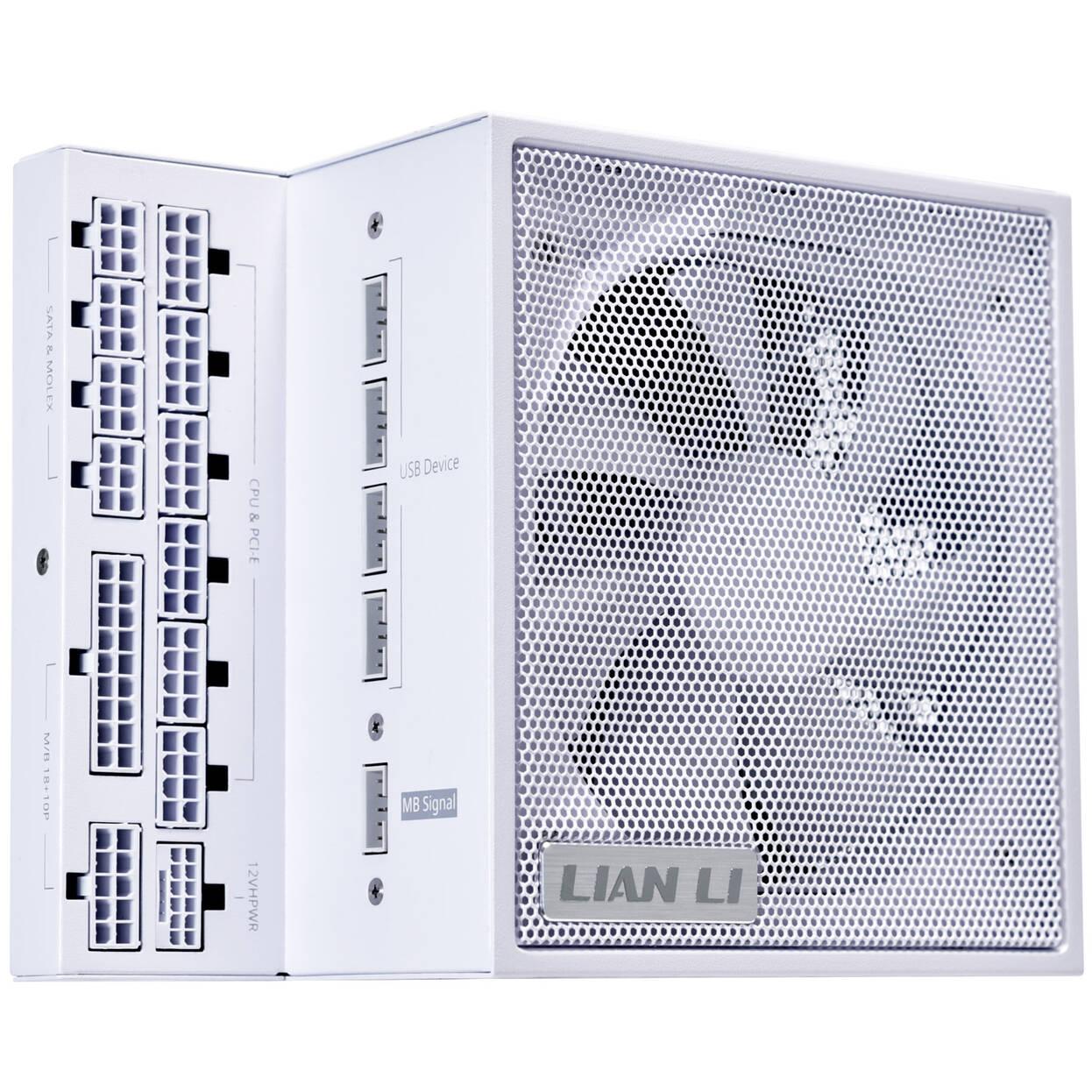 Захранващ блок Lian Li EDGE EG0850 White 850W 80+ Platinum PCIe 5.1, ATX 3.1