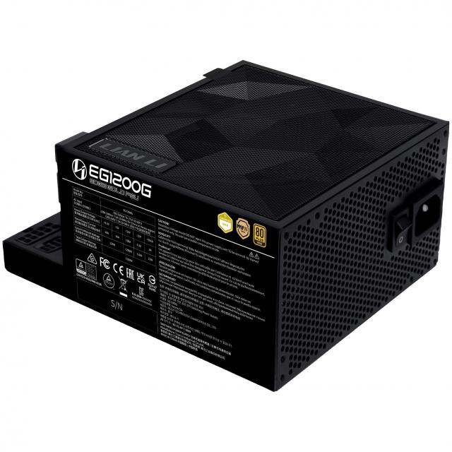 Захранващ блок Lian Li EDGE 1200W 80+ Gold PCIe 5.1, ATX 3.1 - Черно 