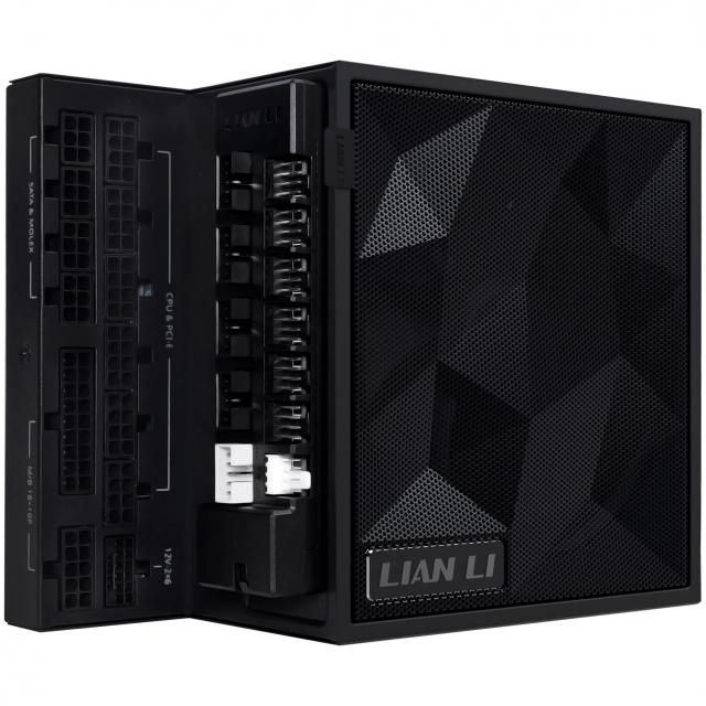 Захранващ блок Lian Li EDGE 1200W 80+ Gold PCIe 5.1, ATX 3.1 - Черно 